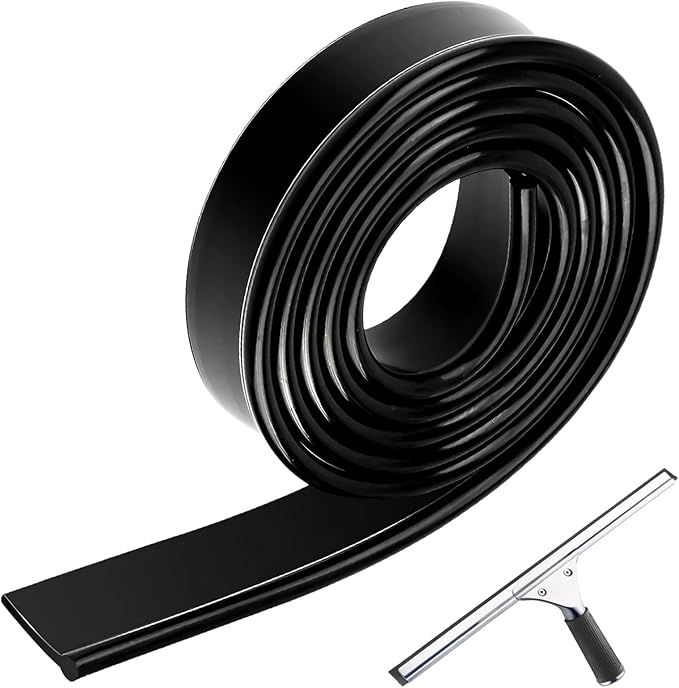 41 Inch Squeegee Rubber Replacement, Squeegee Replacement Rubber Blade, Versatile Squeegee Rubber Refill for Shower, Doors, Window & Glass Cleaning