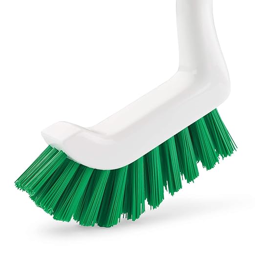 Libman Commercial 18 Tile and Grout Brush, Polypropylene, 9.75" Total Length, Green and White (Pack of 6)