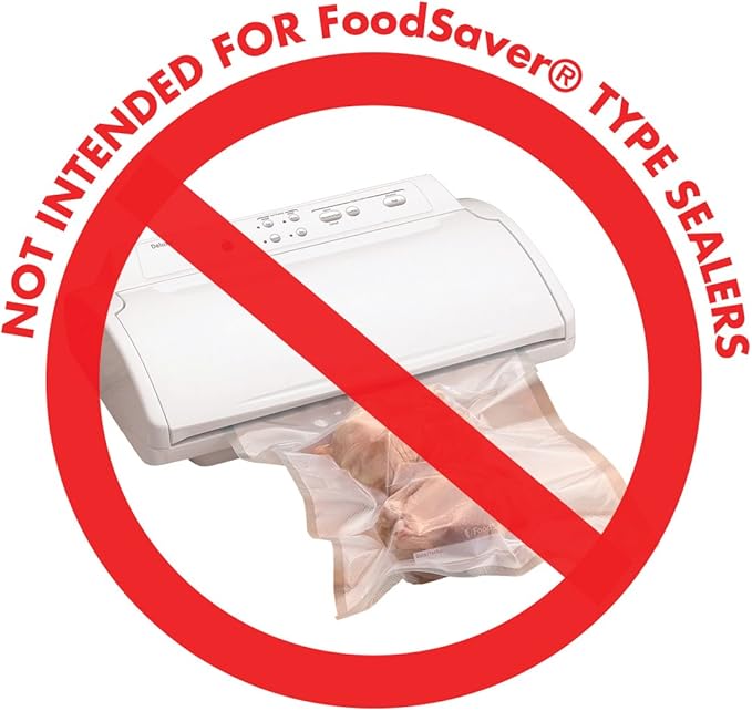 UltraSource - Chamber Machine Pouches 3 Mil Thickness, 8" x 15", Pack of 1000 Vacuum Chamber Pouches, BPA-Free Pre-Cut Chamber Vacuum Sealer Bags with tear notch