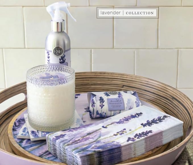 Mangiacotti Room Spritz Fabric Deodorizer Air Freshener Spray|Naturally Plant-Based with Essential Oils Room Fragrance, 8 Ounces, Lavender