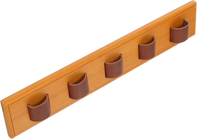 FAVOMOTO Wooden Wall-Mounted Sunglasses Holder Eyewear Storage Rack with Multiple Slots Modern Glasses Display Organizer for Entryway Bedroom Office