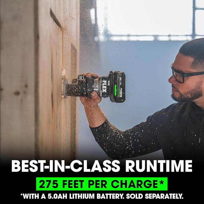 FLEX 24V Brushless Cordless 1.5 HP Trim Router Tool, Battery and Charger Not Included - FX4221-Z