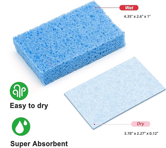 36 - Pack Non-Scratch Scrub Sponges - Sponges for Dishes and Washing Dishes, Cleaning Sponges for Kitchen Home and More（Mixed）