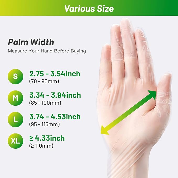Disposable TPE Cooking Gloves, Ideal for Cleaning and Food Prep, Latex & Powder Free, Food safe