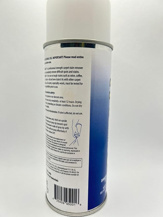 Professional Carpet Spot & Stain Remover – Removes Pet Stains, Coffee, Grease, Ink, & More – pH-Balanced Formula – 14 oz Can (1)