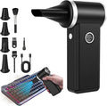 Super Power Compressed Air Duster - Fastest Charging Cordless Electric Air Duster, 180,000 RPM Brushless, 4 Speeds Durable Mini Blower - Replaces Canned Air for Keyboard, PC & Car Cleaning