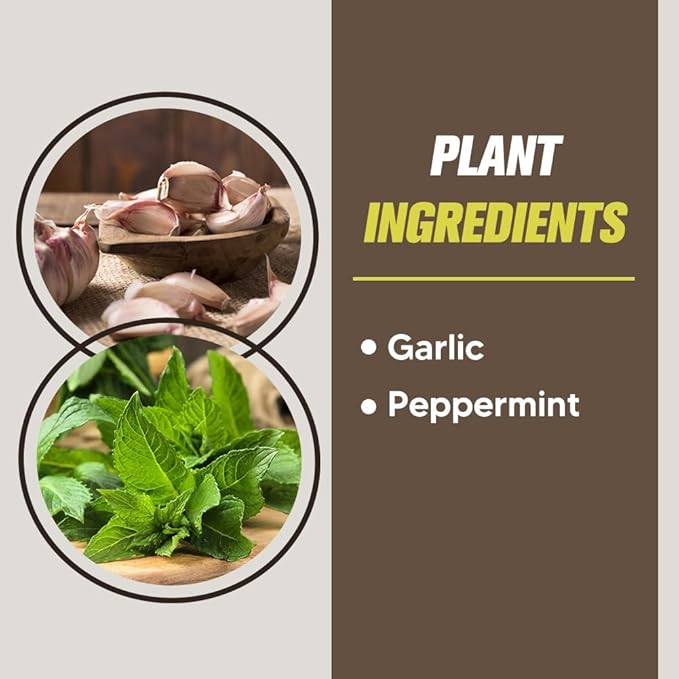 Mole Repellent for Lawns, Gopher Repellent, Groundhog Vole Repellant Outdoor, Keep Moles Out of Garden/Lawn, Pet Safe Mole Repellant, Lasting Protection, Easy to Use-10P