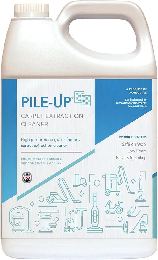 PileUp Concentrated Carpet Extraction Cleaner 2-4 oz/Gal, 1 Gallon