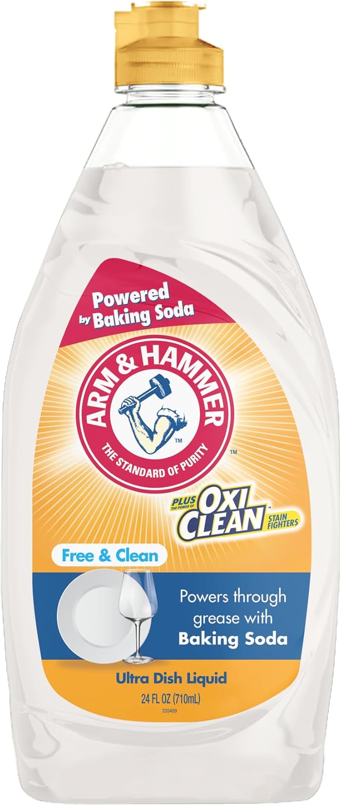 Arm & Hammer, Free & Clean Ultra Dish Liquid, 24 Ounce