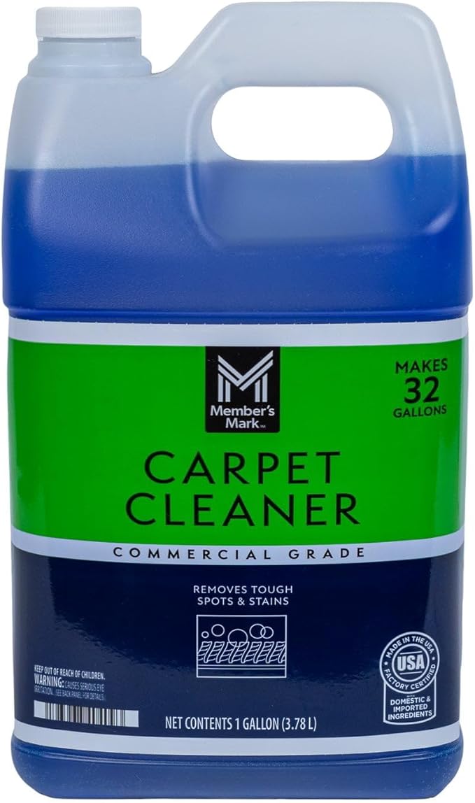 Member's Mark Commercial Carpet Cleaner Concentrate, 1 Gallon (Pack of 4)