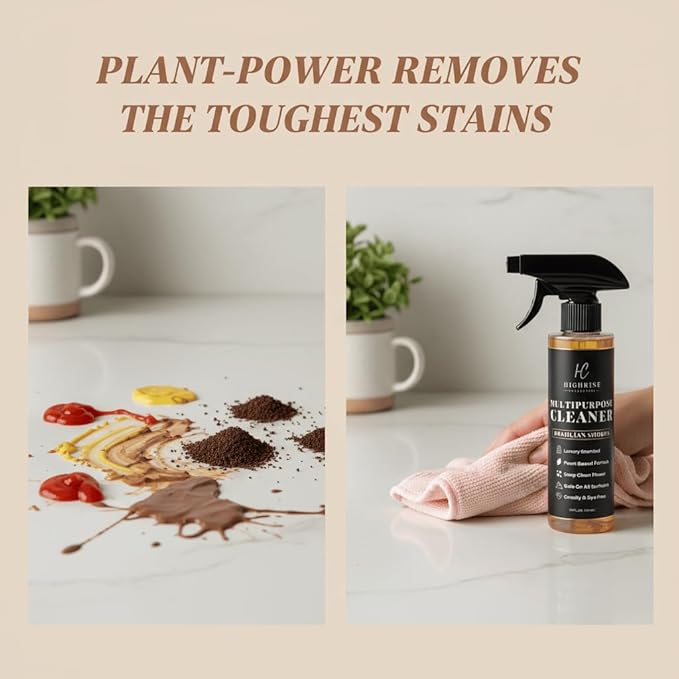 Highrise Brazilian Waves Multipurpose Cleaner, Highly Scented, Plant-Based, Biodegradable, USA Made, All Purpose Spray - Inspired By R&W, Mississippi Candle Company, Blyss Mop Soap Brazilian Waves