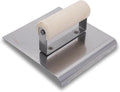 MARSHALLTOWN QLT Stainless Steel Hand Edgers, Wood Handle Material, 152mm Width, 152mm Length, 3mm Radius, 6mm Lip, Made in the USA, CE511S