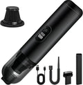 Handheld Car Vacuum Portable Cordless, 2 in 1 Handheld Vacuum Cleaner 18000PA High Power Air Blower,2 Speed Mini Hand Held Vacuum Rechargeable for Home, Car, Office, Pet Hair