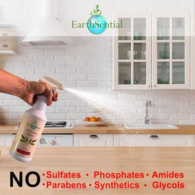 Clove All Purpose Cleaner, Plant-Based, 5 Ingredient Formula, 32 oz Spray Bottle