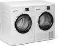 OAKHAM HOME Washer Dryer Countertop 54" W x 27.5"D Washer Dryer Topper with Non-Slip Pads Laundry Countertop for Laundry Room Organization and Storage, White