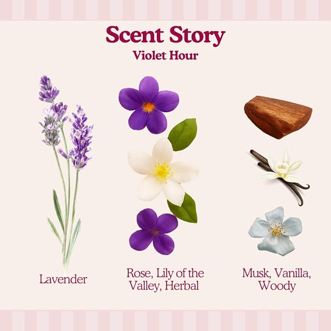 Glory Days In-Wash Scent Booster – Violet Hour (Lavender) | Chic Laundry Beads for Long-Lasting Fragrance | Plant-Conscious, Plastic-Free, 21 Washes