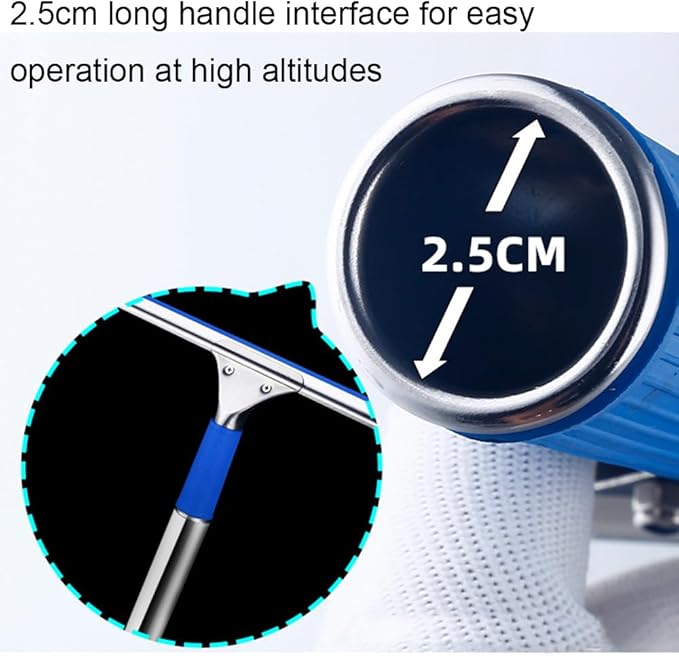 14 inch 35cm Car Windshield Glass Window Squeegee Bathroom Cleaner for Household Mirror Tile Wall Doors Cleaning (14in/35cm, Blue)