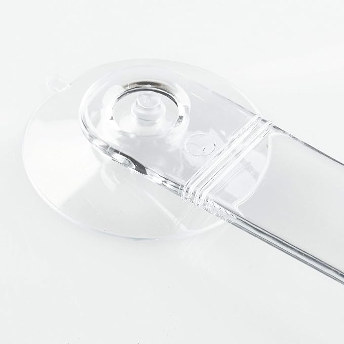 8" Clear Plastic Suction Squeegee Shower Window Cleaner