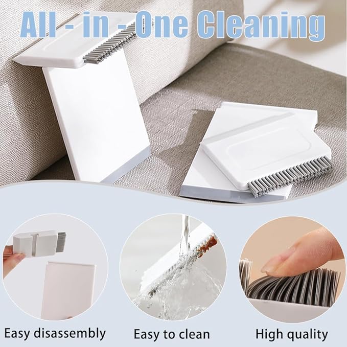 Kitchen Sink Squeegee and Countertop Brush,3 in 1 Mini Squeegee Sponge Countertop Dirt Cleaning Brush,Multi Purpose Compact Brush Cleans Wet and Dry Spills