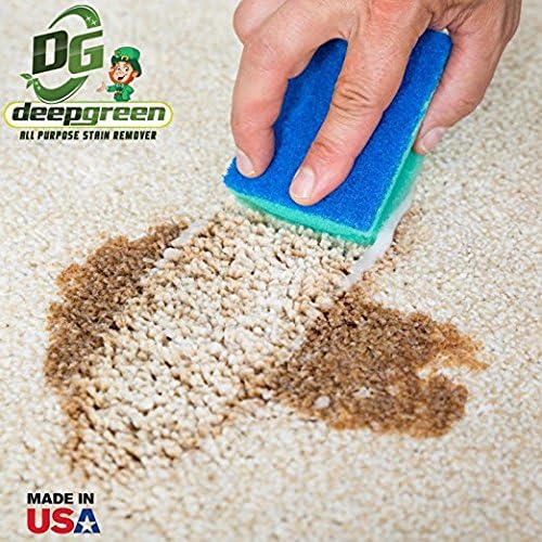 Deep Green All Purpose Stain Removal Formula - Best Carpet Cleaner - Non-Toxic, Odorless Pet Spot Remover (16oz Tub Makes up to 10 Quarts)