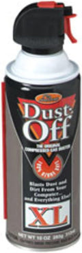 Dust-Off Plus Disposable Compressed Gas Duster, 10 Oz Bottle