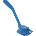 Vikan 42373 Brush,Dish,Scraping Edge,Medium,11",PP/PBT,Blue