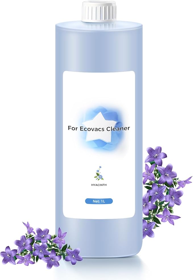 1L Multi-Surface Floor Cleaning Solution for Ecovacs Deebot T30S COMBO/T30S/X2 COMBO/X2 OMNI/T20 OMNI/X1 OMNI/X1 TURBO/T10 OMNI/X9 PRO OMNI/X11/N20/N30/X5/X8/T50/T80/T30C/N9+ Robot Vacuum Cleaner