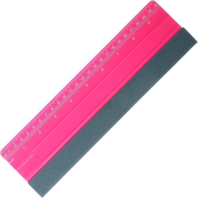Professional Squeegee for Vinyl, 10 Inch Vinyl Squeegee Tool with Ruler for Wallpaper, Window Film, Craft, Suede
