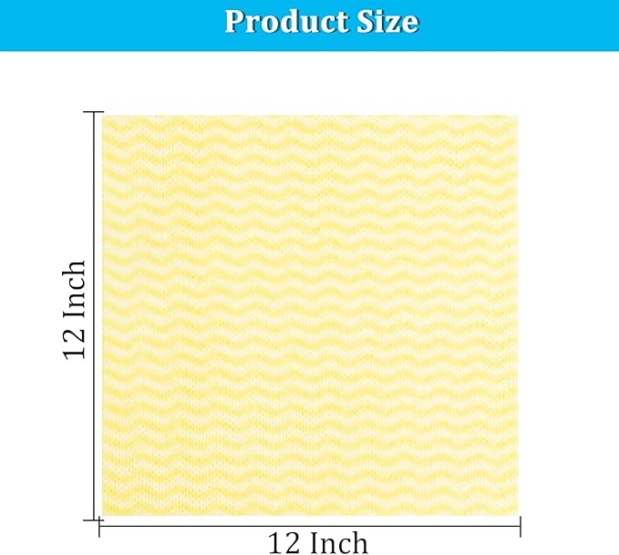 Disposable Dish Cloths Disposable Cleaning Towels, Reusable Wipes Absorbent Quick-Dry Kitchen Wipes, 50 Sheets