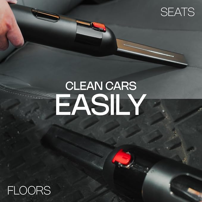Cordless Handheld Vacuum Cleaner - Portable Cordless Vacuum - Versatile Cordless Vacuum Cleaner for Home and Car - Wireless Vacuum for Home & Car - Vacuum Cleaner - Hand Held Vacuum by Notilus