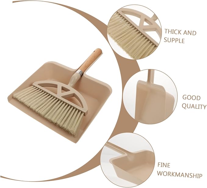 Desktop Cleaning Mini Broom Dustpan Home Accessory Table Duster Cleaning Set Broom Dustpan
