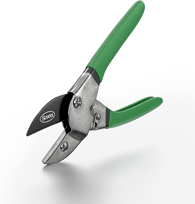 Scotts 2-Piece Pruning Shears Set – Includes 8 in. Bypass Pruner for Live Plants and 8 in. Anvil Pruner for Dry Stems – Sharp Carbon Steel Blades and Comfort Grip Handles for Garden and Yard Use