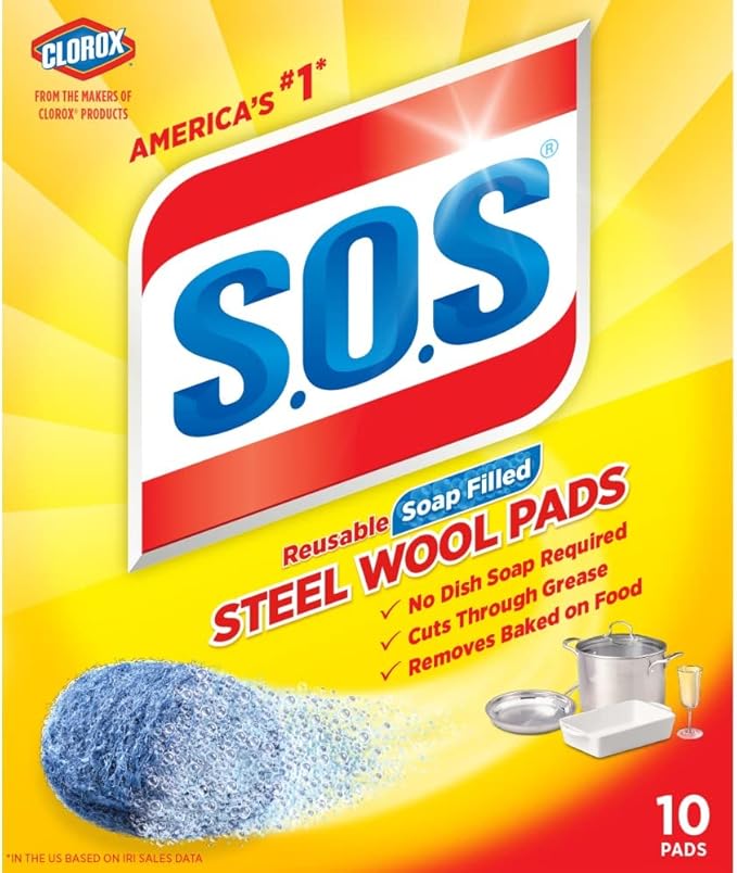 Big Win S.O.S Steel Wool Soap Pads - 10 ct, 10 Count