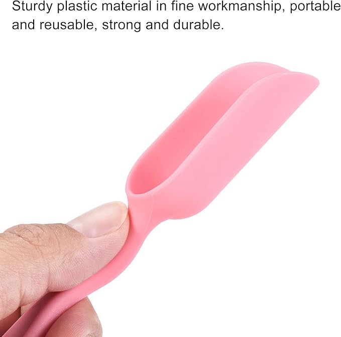 MECCANIXITY 5.7 Inch Gardening Shovel Spoons 6 Pack Mini Soil Scoops Cultivation Transplanting Tools, Pink