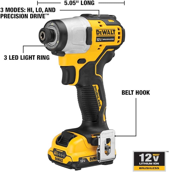 DEWALT XTREME 12V MAX* Cordless Drill Combo Kit (DCK221F2)