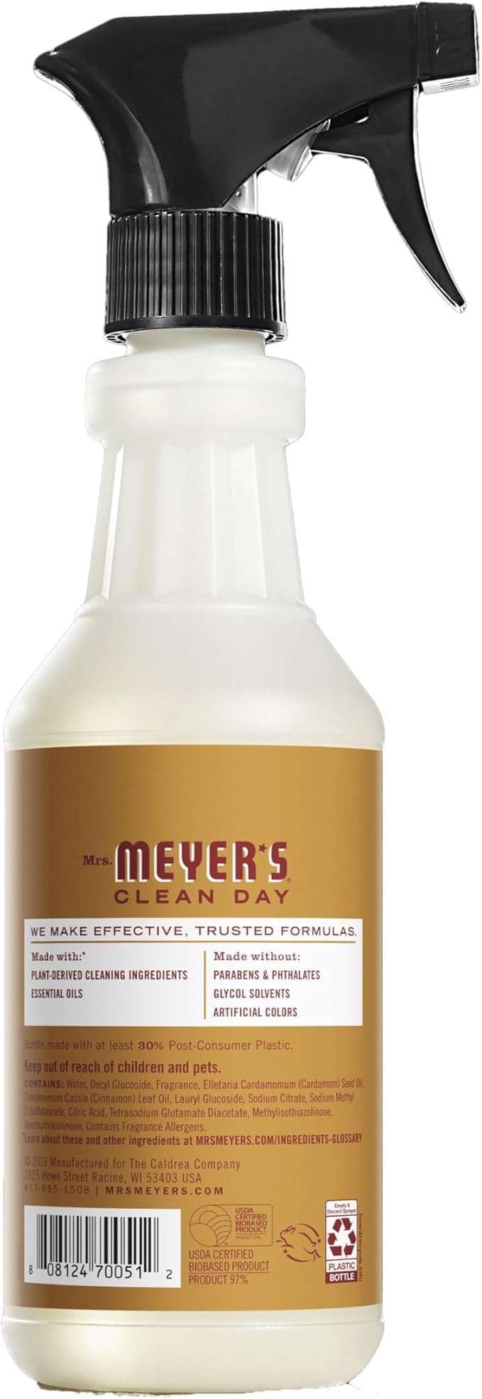 MRS. MEYER'S CLEAN DAY All-Purpose Cleaner Spray, Limited Edition Apple Cider, 16 fl. oz - Pack of 12