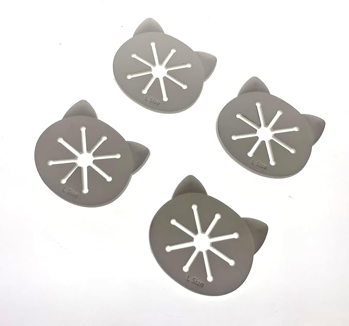 20PCS Sock Rings, Sock Clips, Sock Holders Locks Washing Sorters Laundry Storage Organization for Washing and Dryer Machine, Soft Rubber Sock Keepers, Black Mouse/Bear and White Cat Pattern
