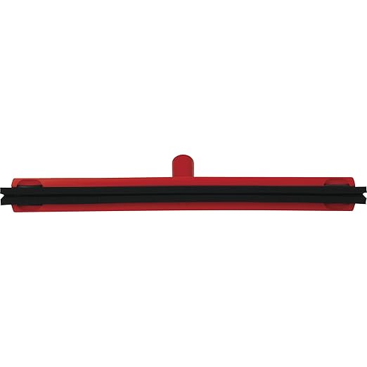 Vikan 77534 Squeegee,Fixed Head,Floor,20",PP/RB,Red