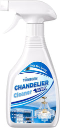 Chandelier Cleaner Drip Dry Spray, No Wipe Formula for Crystal Chandeliers, Streak-Free Spray-On Cleaner for Glass & Decorative Lighting Fixtures, Surface-Friendly on Crystal, 10.14 oz