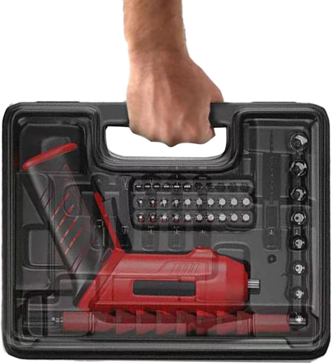 USB Rechargeable Screwdriver, Cordless Screwdriver Set, Powerful Screwdriver Kit, Battery Powered Screwdriver, LED Light Screwdriver, Compact Electric Screwdriver, Home Repair Tool Kit