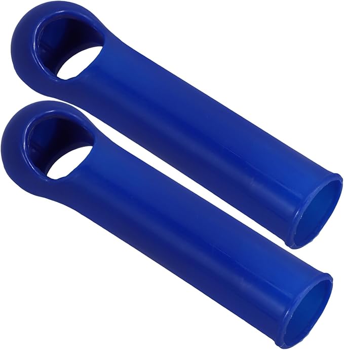 ARTIBETTER 2pcs Plastic Broom Handle Grip Replacement for Sweeping Broom and Dustpan Rod, 19mm Mop Handle End Caps Sleeve Attachment for Household Cleaning Tools