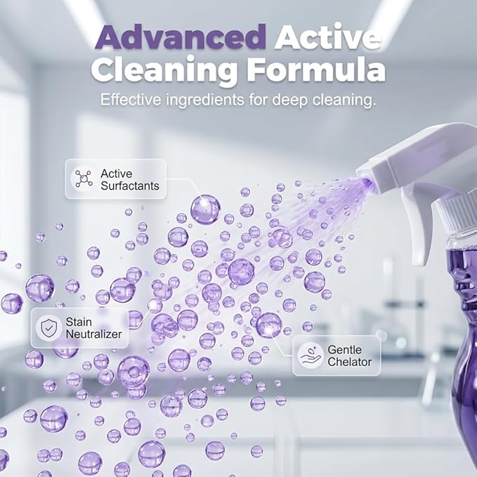 Fliwos Spray Oven Cleaner, 2026 Upgraded All-Purpose Spray Cleaner with Concentrated Cleaning Tablets, Multi-Surface Cleaning Spray for Oven, Grill, Kitchen, Bathroom and Home (1 Bottle+12 Pcs)
