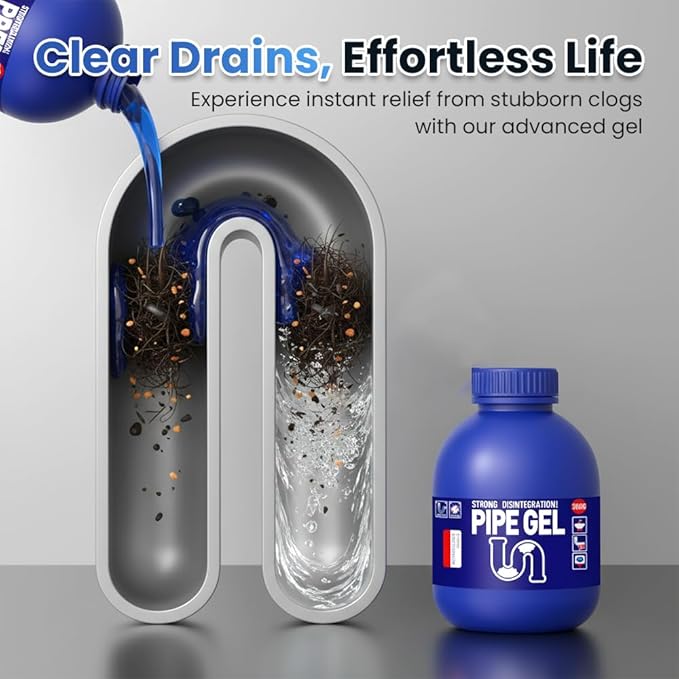 Drain Clog Remover Powerful Unclogging Sink Hair Cleaner for Kitchen, Shower Pipes and Drains (one size 3-3)