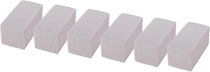 WALFRONT 6PCS Pool Pumice Stone for, PVC Material Scouring Sticks for Toilet Bowl Bathtub Shower Tile, Hard Water Remover for Kitchen Sink Swimming Pool Grates (L 15x40cm / 5.91x15.75in)