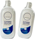 Cleaning Solution。Floor Cleaning Solution。1 Liter-33.8 Fl Oz。Compatible For Tineco。iFLOOR Series, FLOOR ONE S3 / S5 / S6 / S7 Series Wet Dry Vacuum，Incompatible Steam(2 PCS)