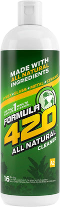 ALL NATURAL Formula 420 Pipe Cleaner - Cleans - Glass, Pyrex, Metal, Ceramic 16 Ounce