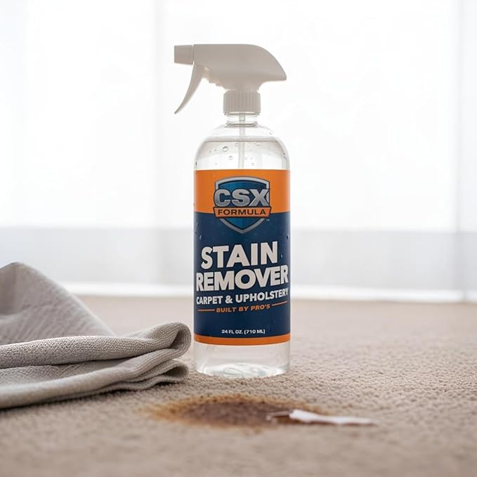 Stain Remover, Carpet Cleaner, 128 oz, Liquid, Citrus Fresh Scent, Biodegradable, Bleach Free