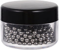 Hemoton 300 Pcs Stainless Steel Cleaning Beads 0.15 Inch for Wine Decanter Carafe Vase Bottle Glass Cleaner Steel Balls for Kitchen Household Use