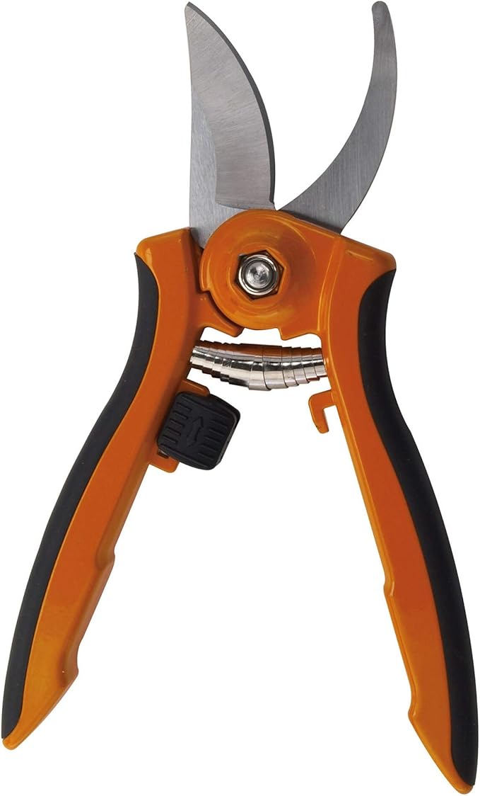 Dramm 18042 ColorPoint Bypass Pruner with Stainless Steel Blade, Orange