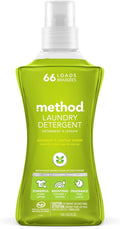 Method Liquid Laundry Detergent, Coconut + Cactus Water, 66 Loads Per Bottle, Stain Remover, 53.5 Fl Oz (Pack of 1)